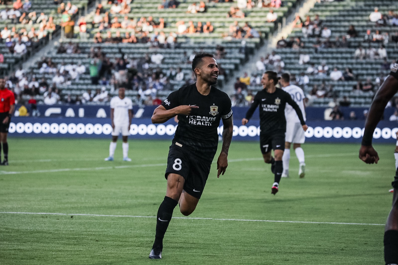 Roro López scoring for Sacramento Republic FC